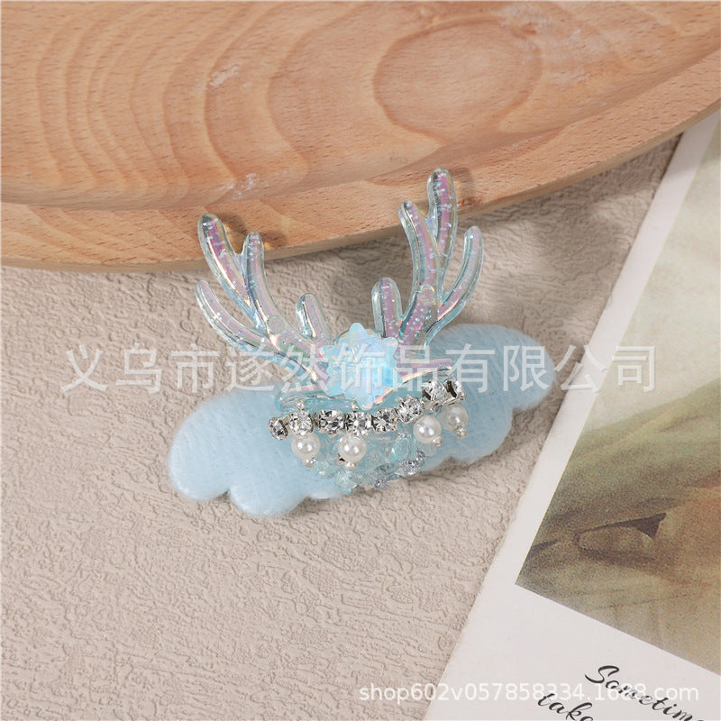 Wholesale 4pcs Heavy Industry Handmade Beads High-quality Diamond Elk Wings DIY Jewelry Accessories